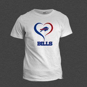 NFL Heart Favorite NFL Foot Ball Team Sport T-Shirt your Favorite Team